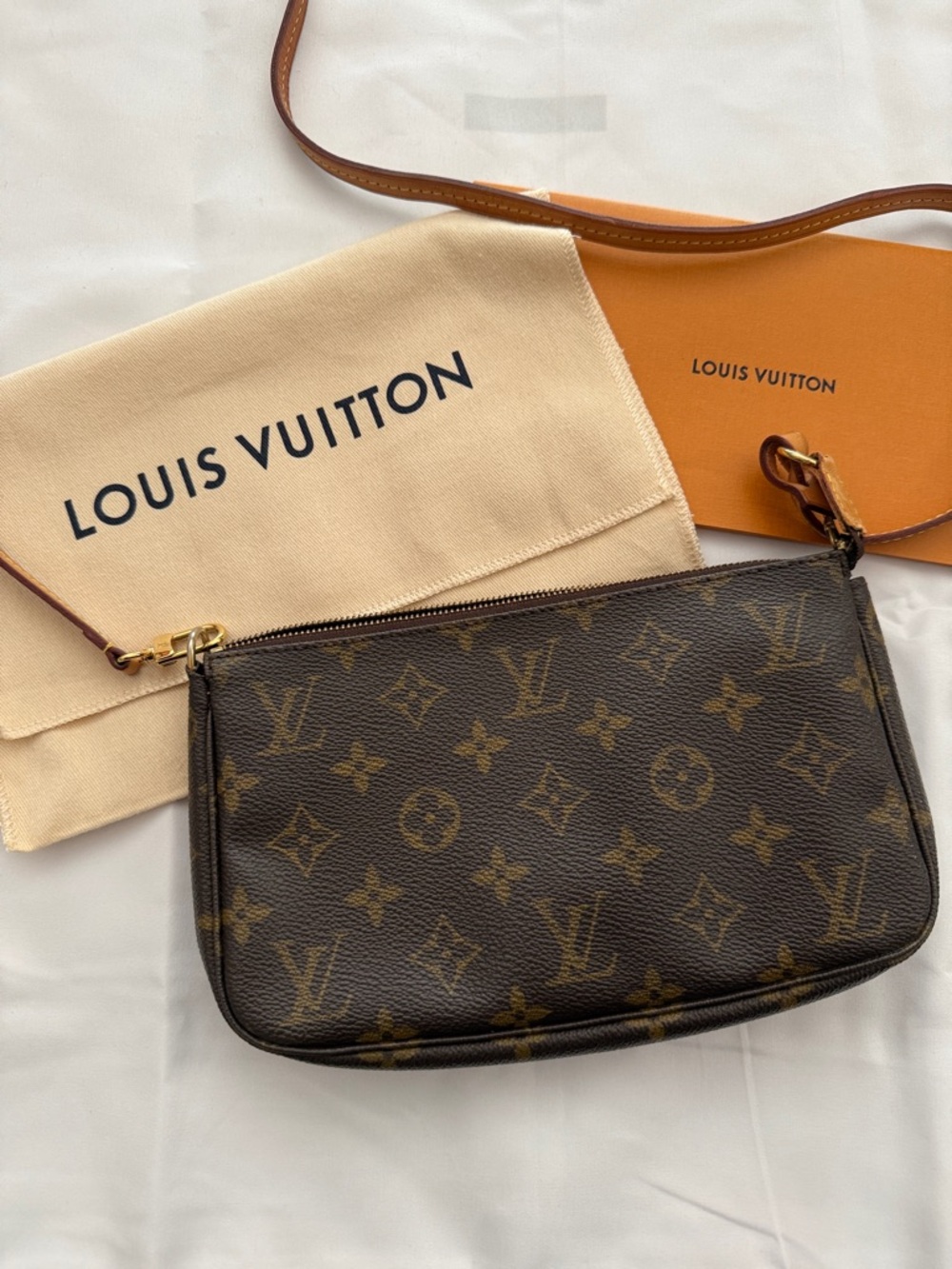 Louis Vuitton Monogram Canvas Pochette Accessoire Brown/Tan - Picture 7 of 7